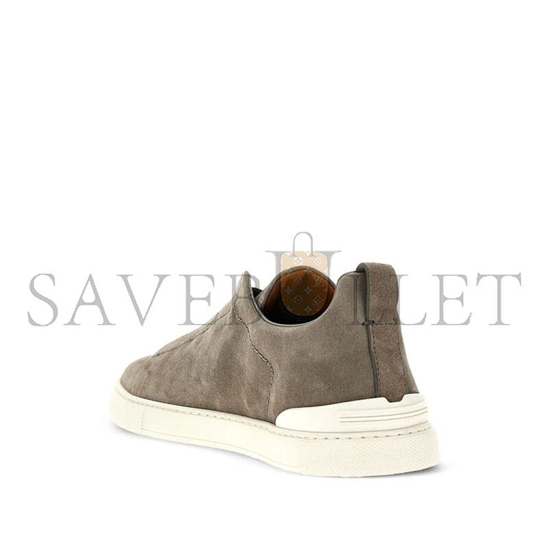 ZEGNA TRIPLE STITCH SUEDE SNEAKERS LHSOYS4667Z